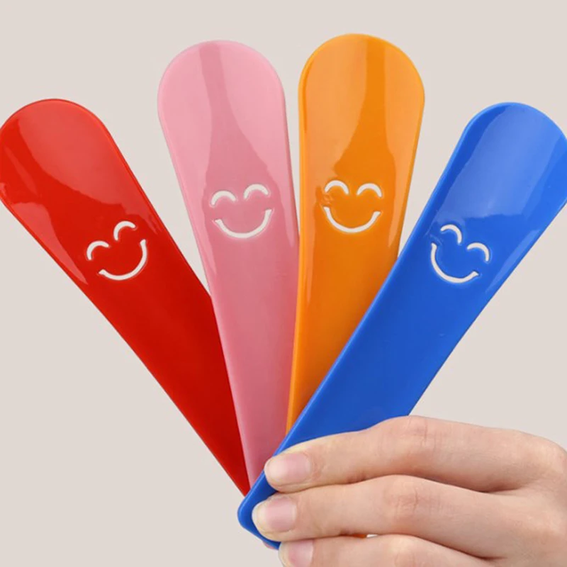 15cm Shoe Horns Professional Plastic Shoe Horn Spoon Shape Shoehorn Shoe Lifter Flexible Sturdy Slip