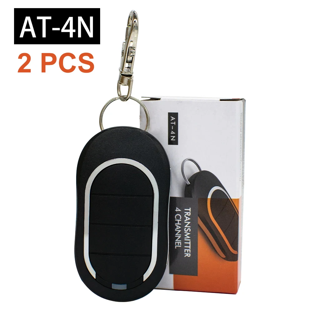 

2PCS Keychain Alutech AT-4N Garage Door Remote Control 433.92MHz Rolling Code Gate AT4N Transmitter