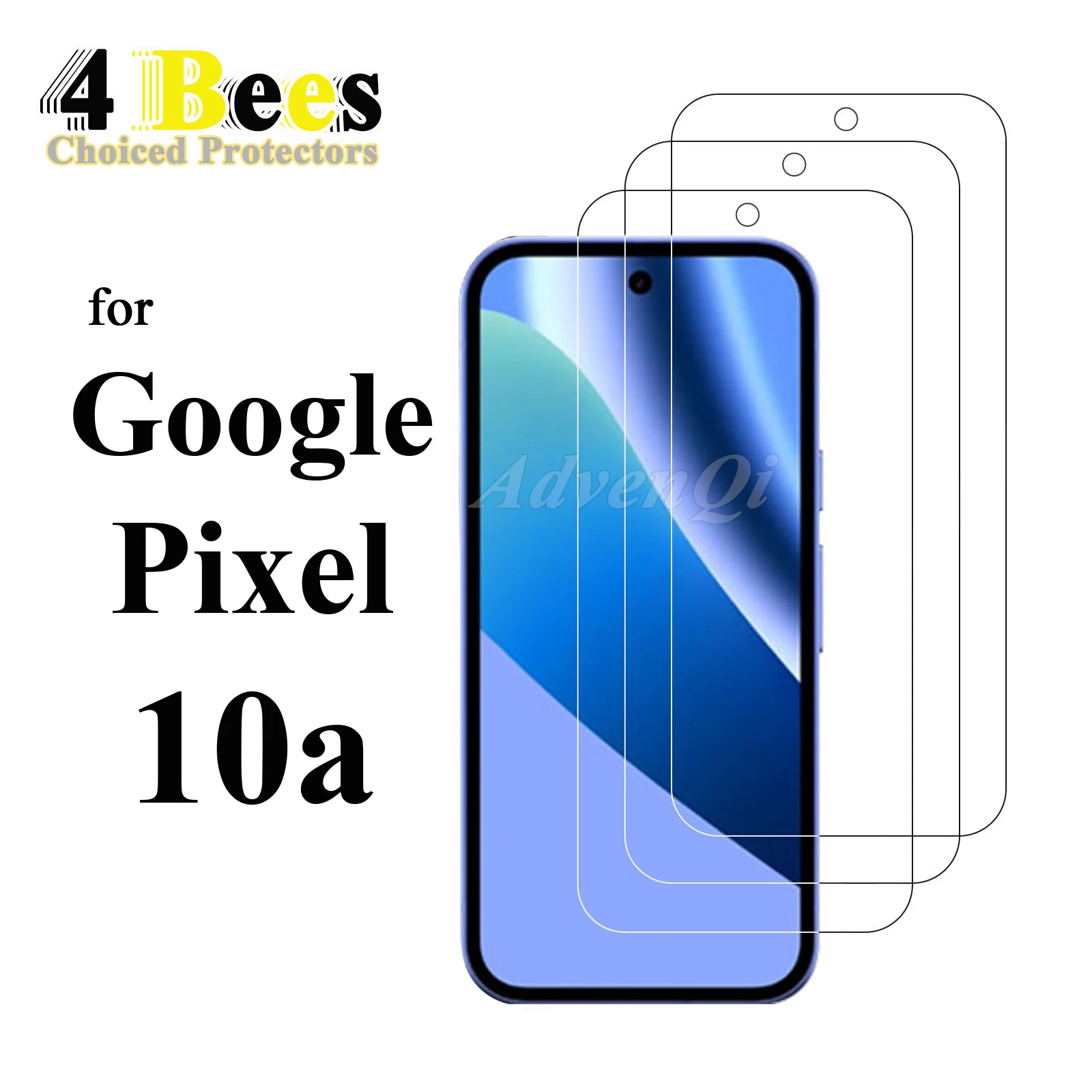 1–4 Stück gehärtetes Glas für Google Pixel 10a Displayschutzfolie, schützende Mica-Kristall-Anti-Kratz-Hülle, kompatibel mit Hüllen
