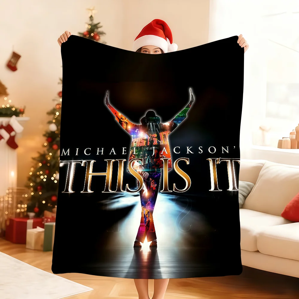 Blanket Soft M-Michael Throw Blanket For Home Jackson Bedroom Bed Sofa Picnic Travel Sinegr Office Rest Cover Blanket King Gift