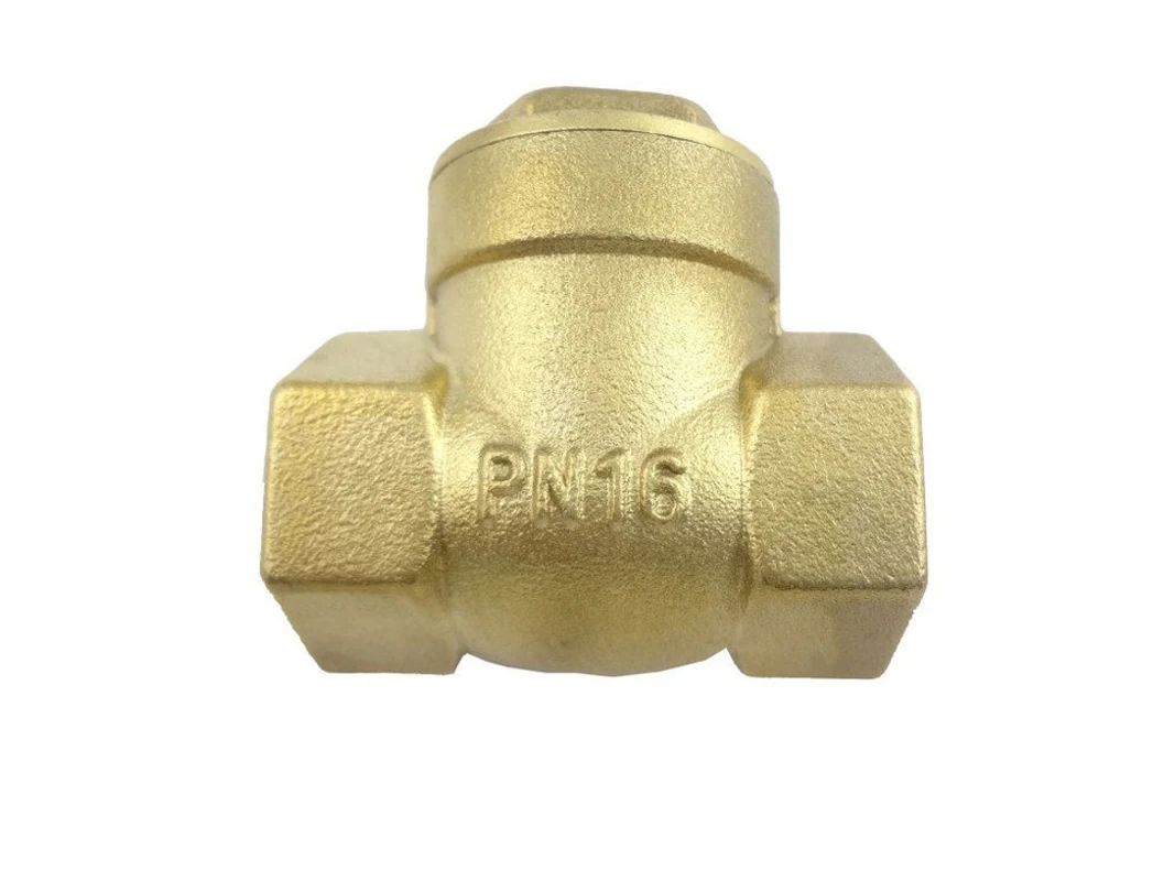 1 pièce de valve de contrôle horizontale, 1 pouce, DN25, valve de non-retour en laiton