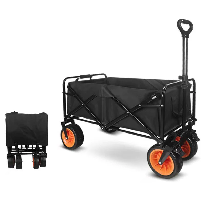 

In Stock Usa Hot Sell Mini Camping Trolley Folding Wagon Carts Foldable Outdoor Utility Wagon