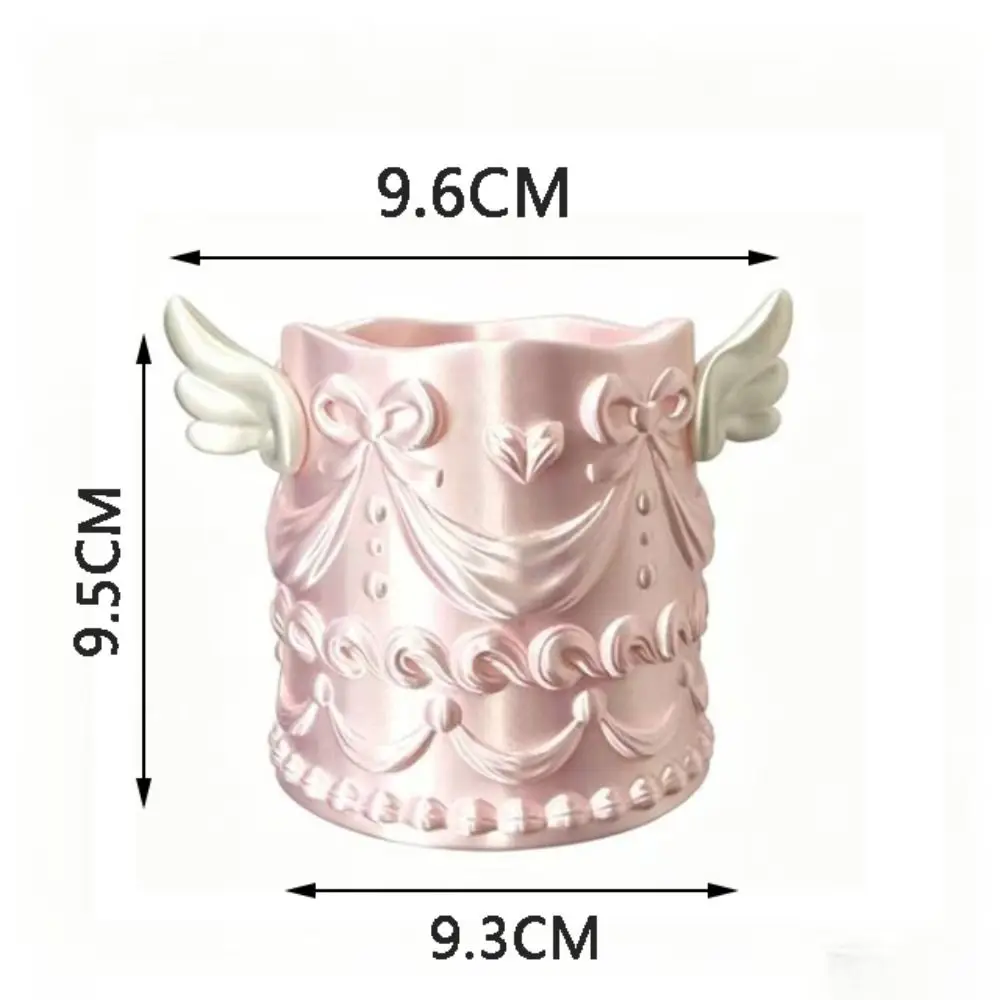 Seidenweicher Make-up Pinselhalter mit Relief-Design, Desktop-Aufbewahrung, Kosmetik-Organizer, Pinselbehälter, Luxus-Make-up-Organizer – Detail 1