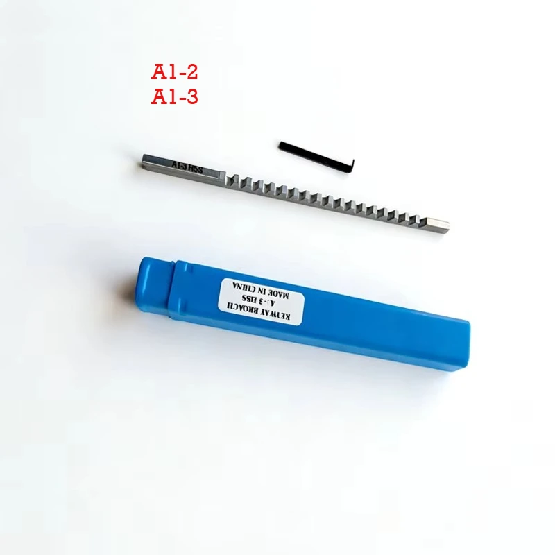 3mm Push Type Keyway Broach Metric Size HSS Cutting Tool Knife for CNC Router Metalworking Slotting Milling Machine