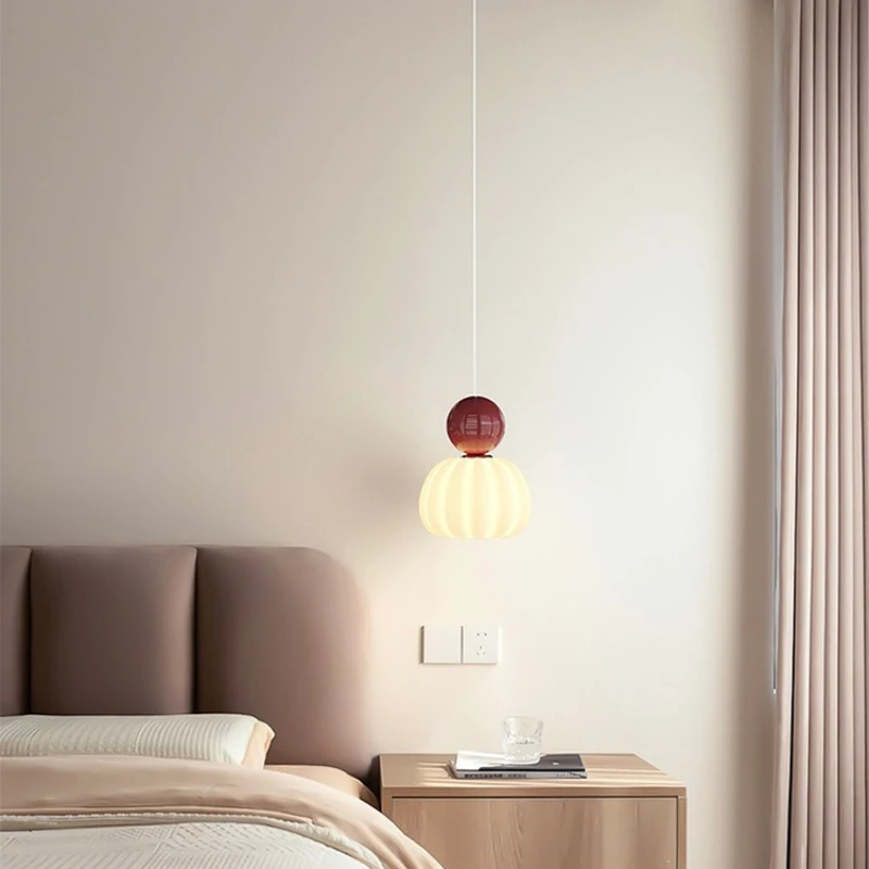 Postmodern Designer Pendant Lights Cream Style Internet Bar Counter Bauhaus Bedroom Bedside Study LED Ceiling Light Luminaires
