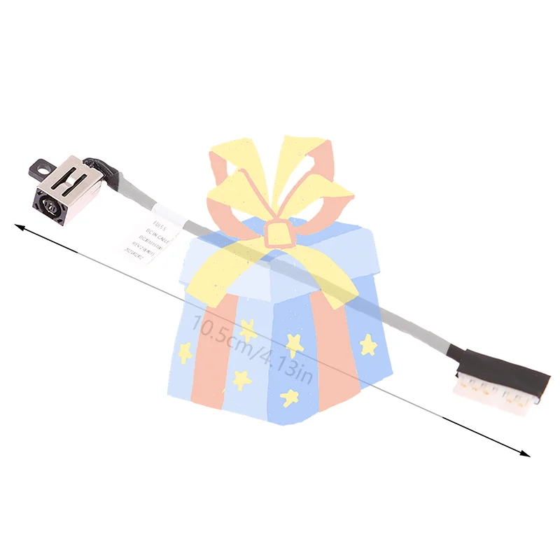 

For Inspiron Vostro 15 3510 3400 3401 3500 3501 DC IN Power Jack w/ Cable 4VP7C 04VP7C DC301016G00