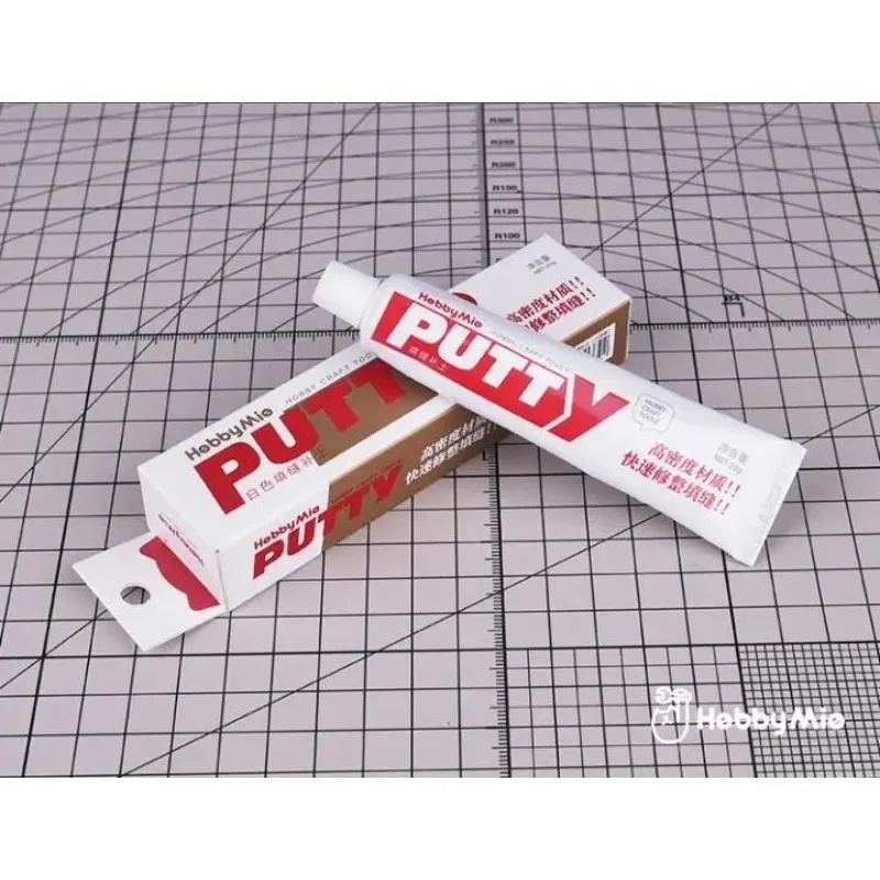 HOBBY MIO 20g High Density Fast Drying Model Putty Black/ White/Grey for Gundam Military Model Gap Filling Repair DIY Hobby Tool