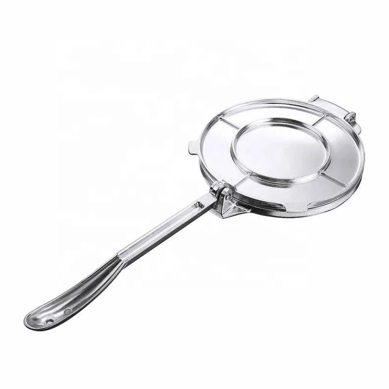 Kitchen Tortilla Maker Press Aluminium Dough Meat Press Maker Bakeware Tools Tortilla Pancake Pie Tools Baking Accessories 8''