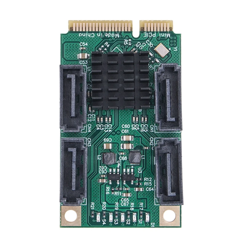 Placa Controladora Mini PCI Express, PCI-E SATA, SATA III, 6G, SATA3.0, Mini PCI Express, Adaptador SSD