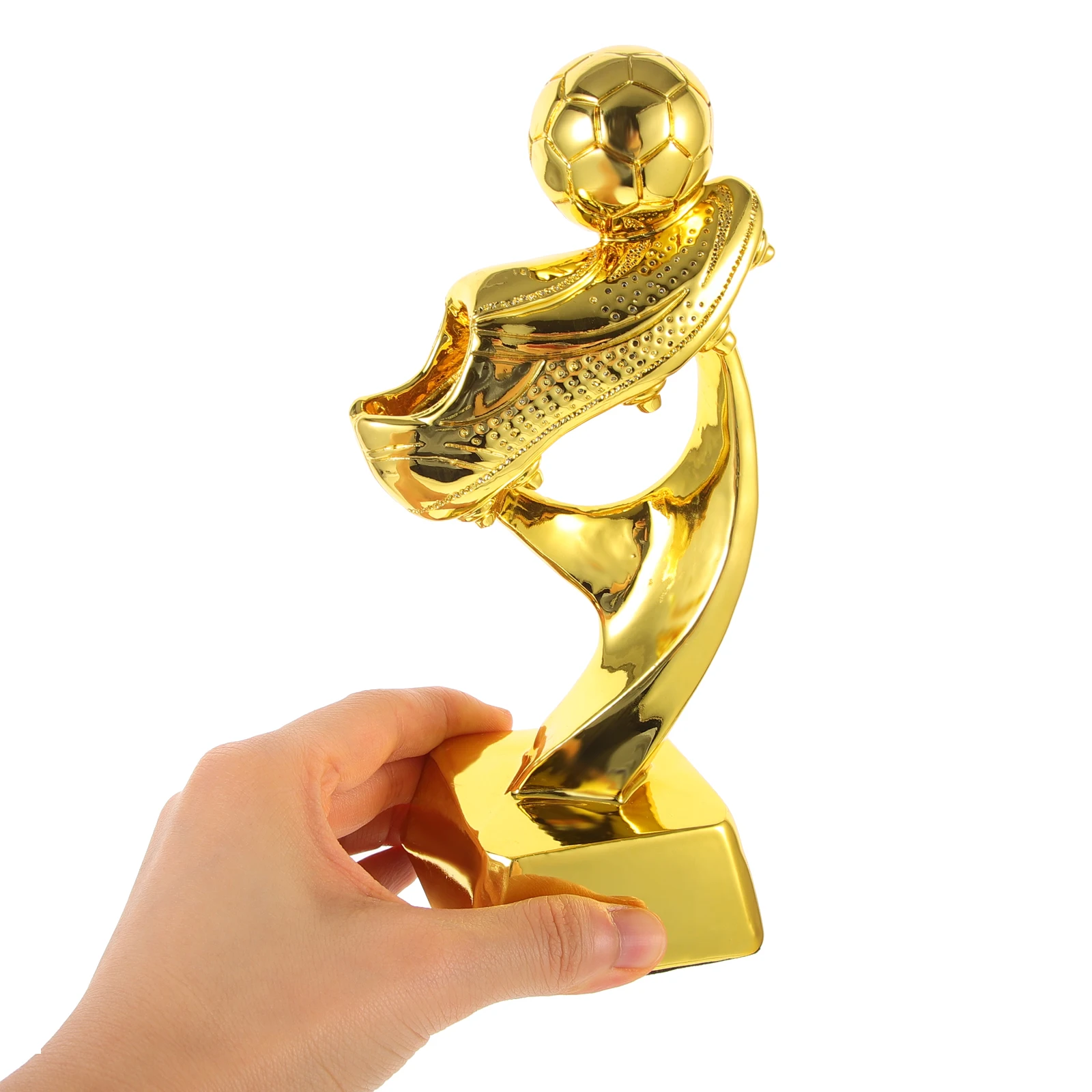 

Small Plastic Award Trophy Shiny Finish Soccer Cup for Kindergarten Classroom Party Favors Student Achievement