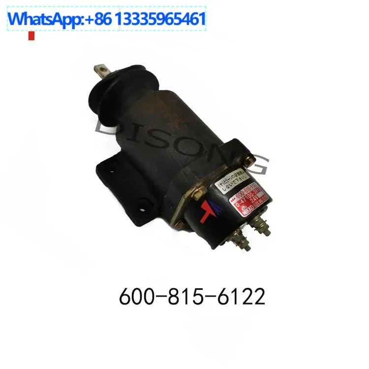 

Supply construction machinery and electrical parts 4D95 excavator accessories, flameout solenoid valve 600-815-6122