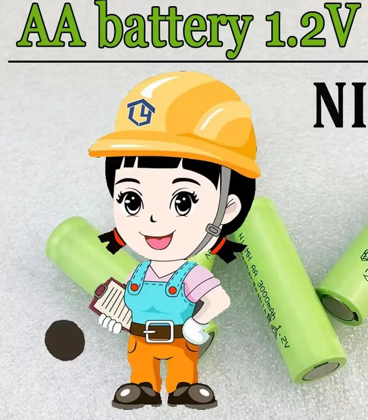 

Original battery AA Ni-MH 3000mAh 1.2v Specialized batteries for electronic products For Toys Camera Microphone