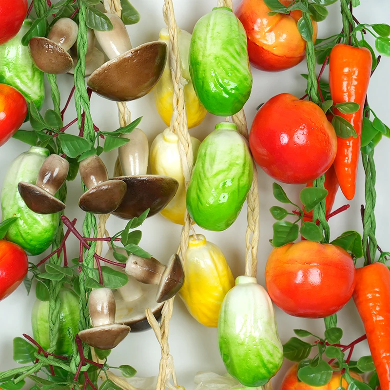 Simulation Vegetable Skewers Mushroom Tomato Carrot Restaurant Kitchen Hotel Decoration Festival Party Decorations