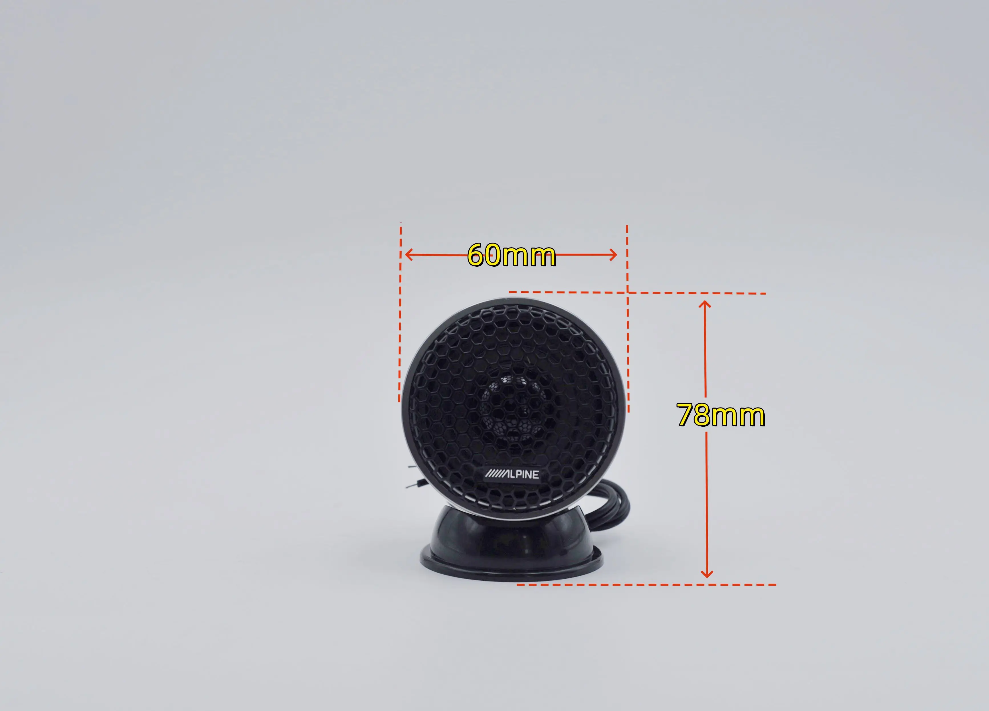ALPINE 2-inch car speaker MID Tweeter R-28MT Car instrument panel medium speaker with aluminum base host direct push