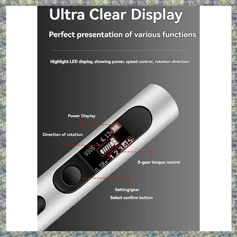 WON Mini Kit de destornillador eléctrico profesional 32 en 1, destornillador de reparación de equipos de precisión, herramientas de reparación de Monitor Ultra-HD