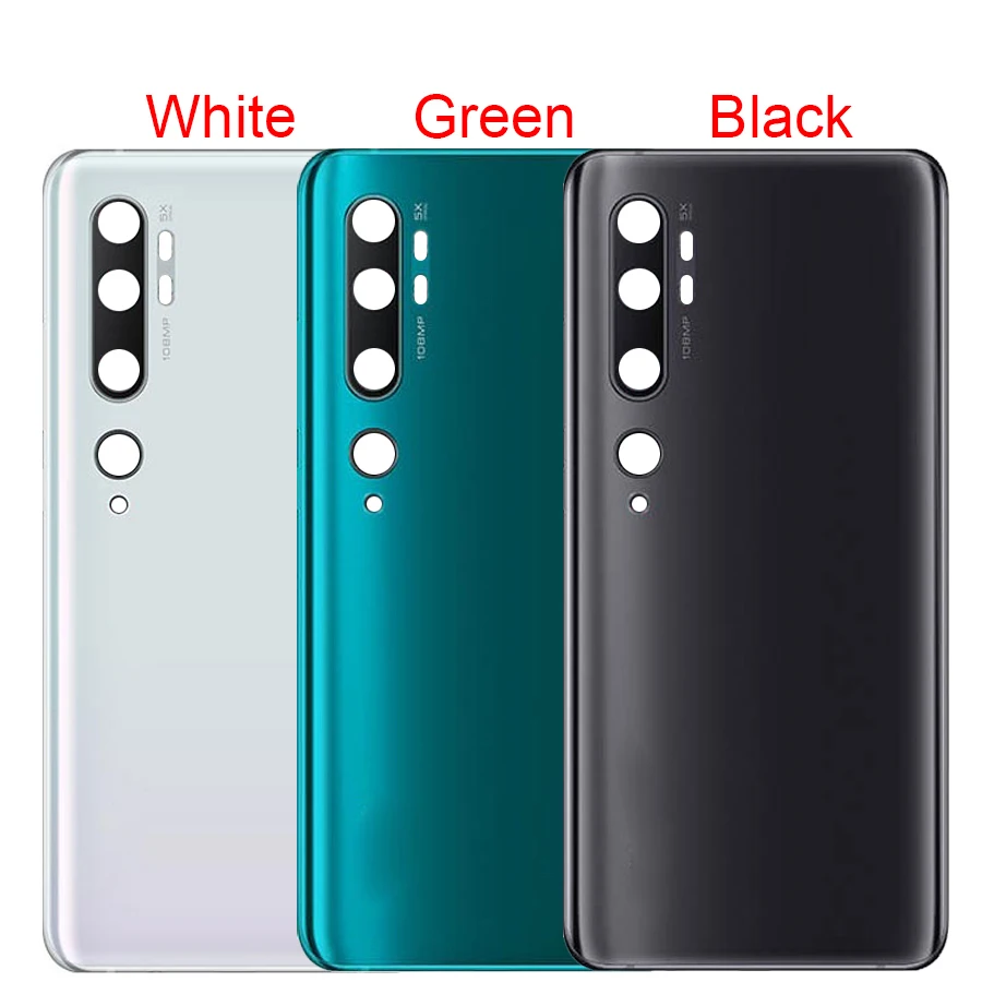 NEW Back Cover For Mi CC9 Pro Battery Cover For Mi Note 10 Rear Glass Door Housing Case For MI Note 10 Pro Battery Cover