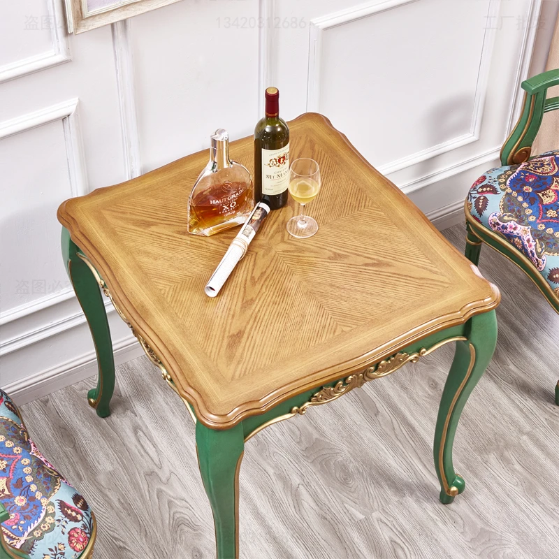 Emerald casual small table and chair combination solid wood dining table household small house