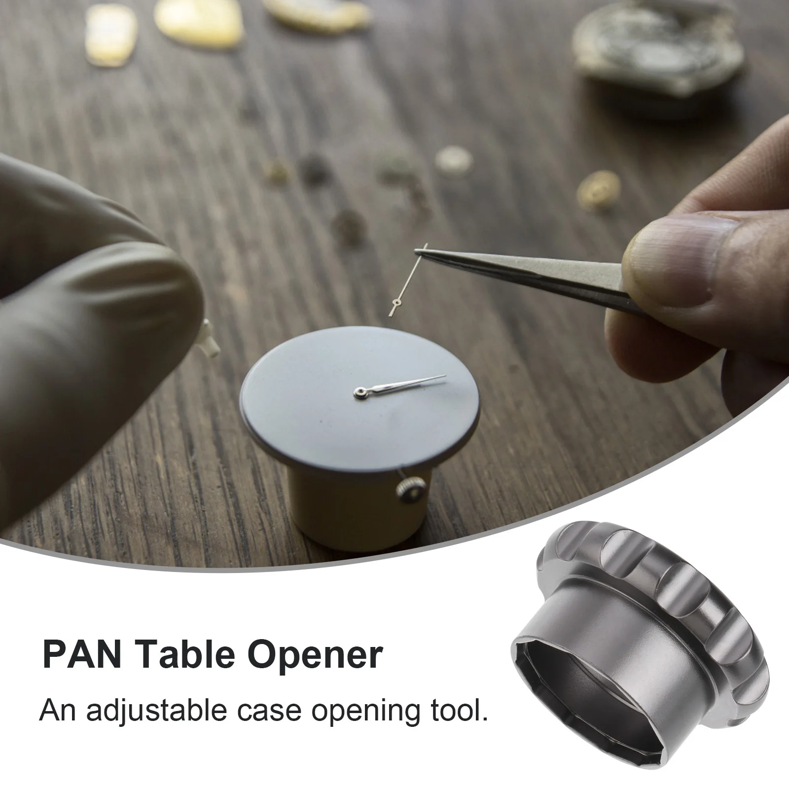 

40Mm Watch Back Case Opener Pan Professional Repair Tool Maintenance Equipment Sturdy Reliable for Watchmakers Convenient to
