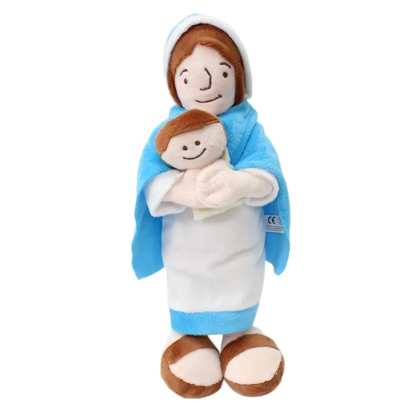 30CM Soft Jesus Soft Stuffed Doll Christ Christian Religious Virgin Mary Plush Toys