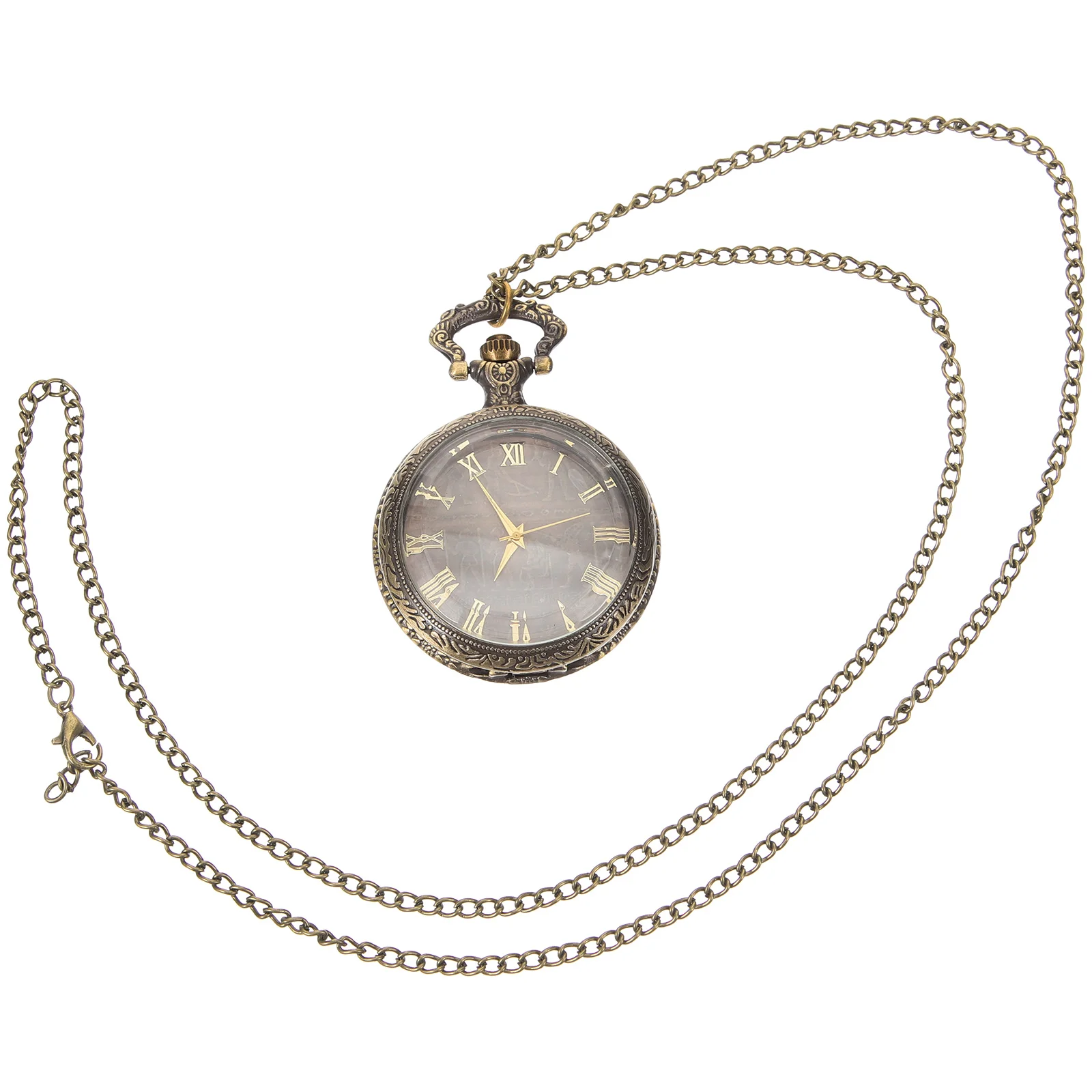 

Vintage Pocket Watch Watches Roman Numerals Decorative for Men Mens Women Classic Men's