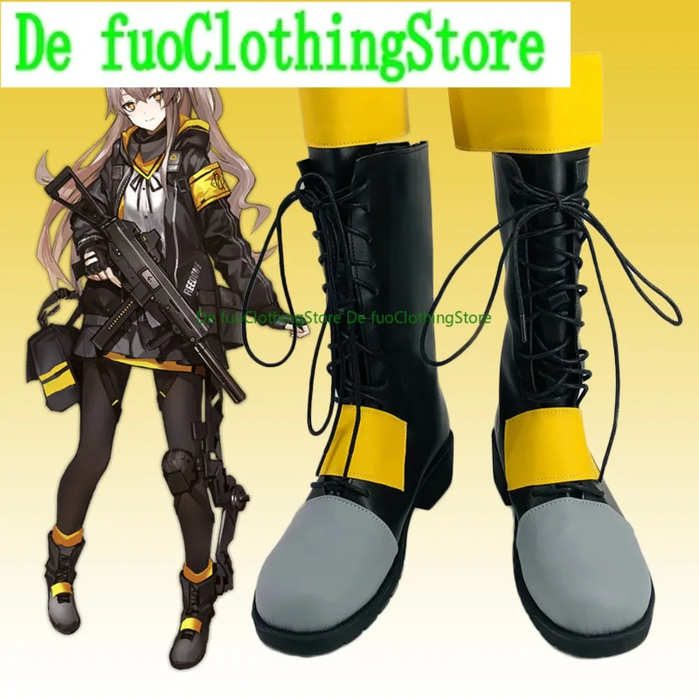 

DefuoClothing/обувь для косплея Frontline UMP4 для девочек, аниме-игры, костюмы для ролевых игр на Хэллоуин, обувь, ботинки