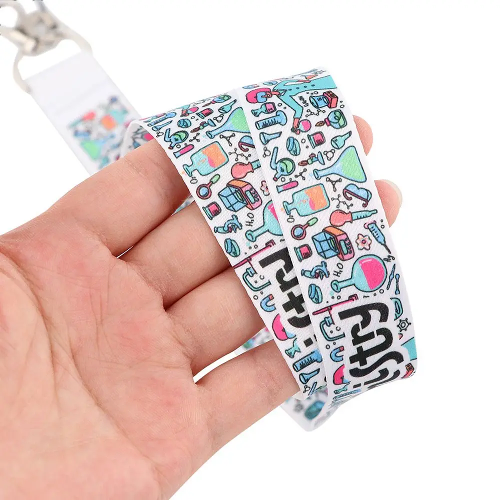 

Test Tube Experimental Tools Hang Rope Webbings Ribbon Phone Lanyard Phone Hang Rope Mobile Phone Strap Chemical Tool Lanyard