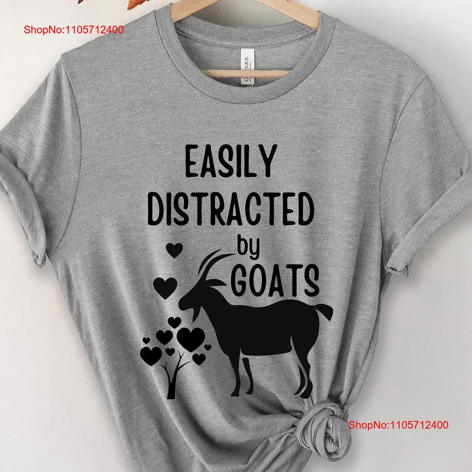 Easily Distracted By Goats T Shirt Goat Lover Farm Country Farming Animal Youth vintage Washed designer clothes Stylish