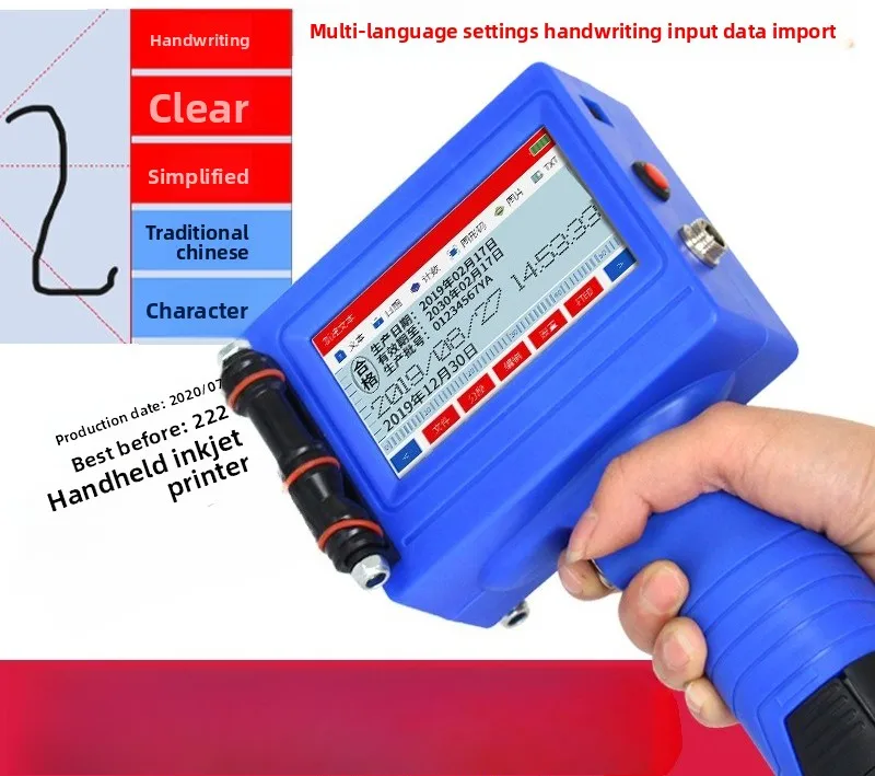 Export Handheld Inkjet Printer Production Date Coding Intelligent Coder Handwritten Traditional