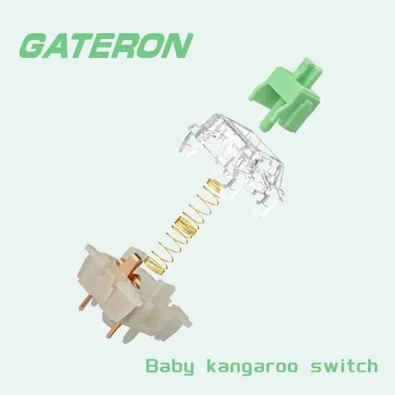 GATERON Kangaroo Switch Mechanical Keyboard Tactile Switch 5Pin 59g Hot Swappable Mechanical Switches for Keyboard