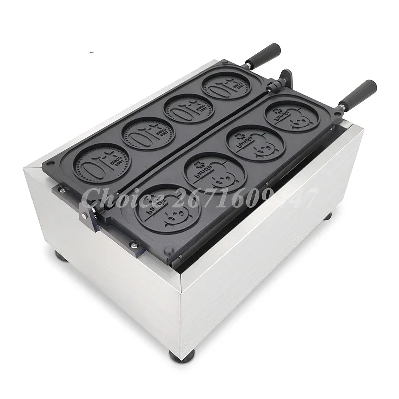 

Commercial Animal Shaped Waffle Machine Cartoon Panda Commemorative Coin Bread Maker Cheese Gold Coin Waffle Machine