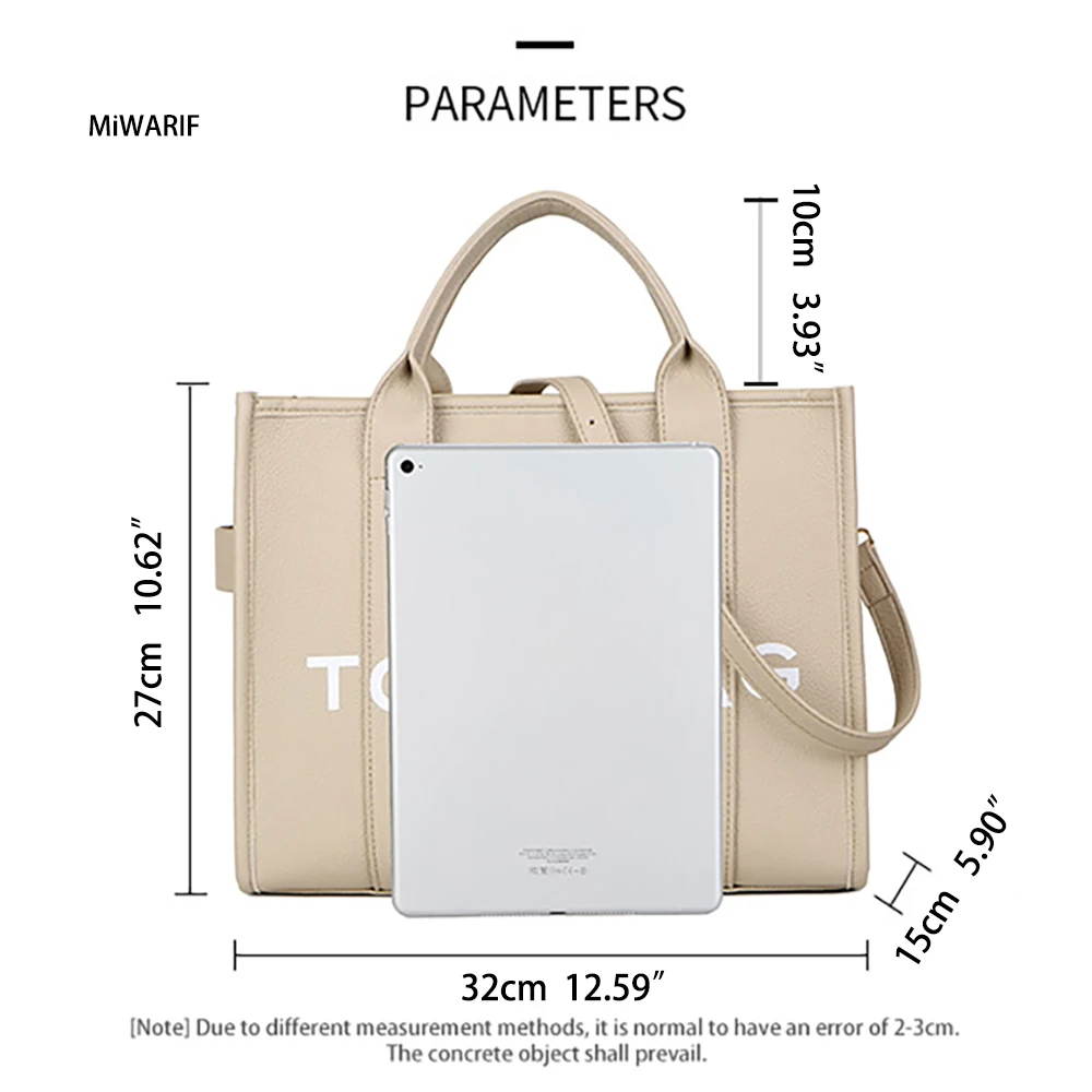 Imagem -06 - Bolsa Tote para Mulheres Crossbody Bolsa Feminina Novas Palavras Sólidas Lette Leisure Bolsa Grande pu Bolsa Bolsa de Moda de Luxo Bolsa de Designer Bolsas Tote Femme Bolsas para Mulheres Bolsas para a Mulher 2023 o