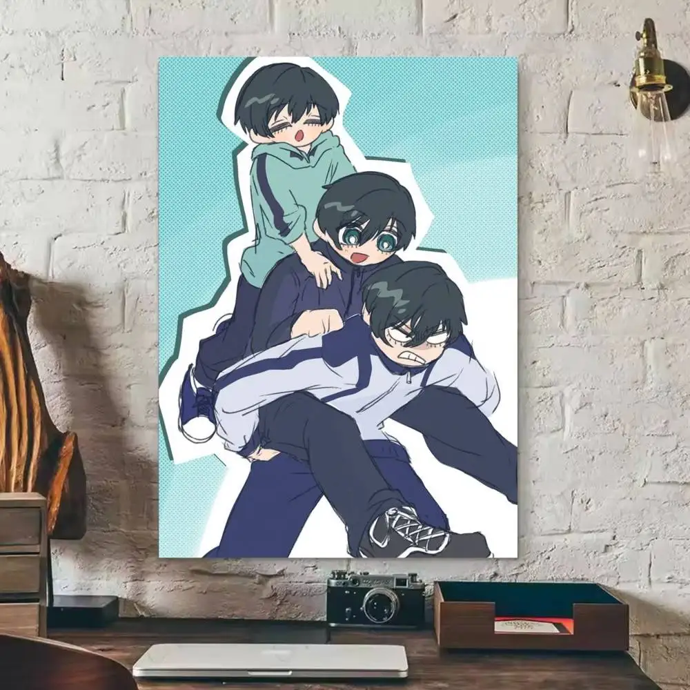 Rin itoshi Poster Waterproof HD Art Wall Decal Self-Adhesive Print