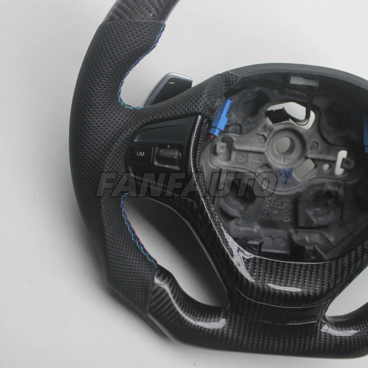 Custom Replacement Real Carbon Fiber Steering Wheel for BMW F20 F21 F22 F30 F31 F34 F35 F32 F33 F36 1 2 3 4 SERIES