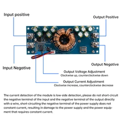 1200W 50A 800W 28A DC-DC Buck Converter Step-down Power Supply 15V-90V to 2.5V-72V High Power Constant Current Power Module