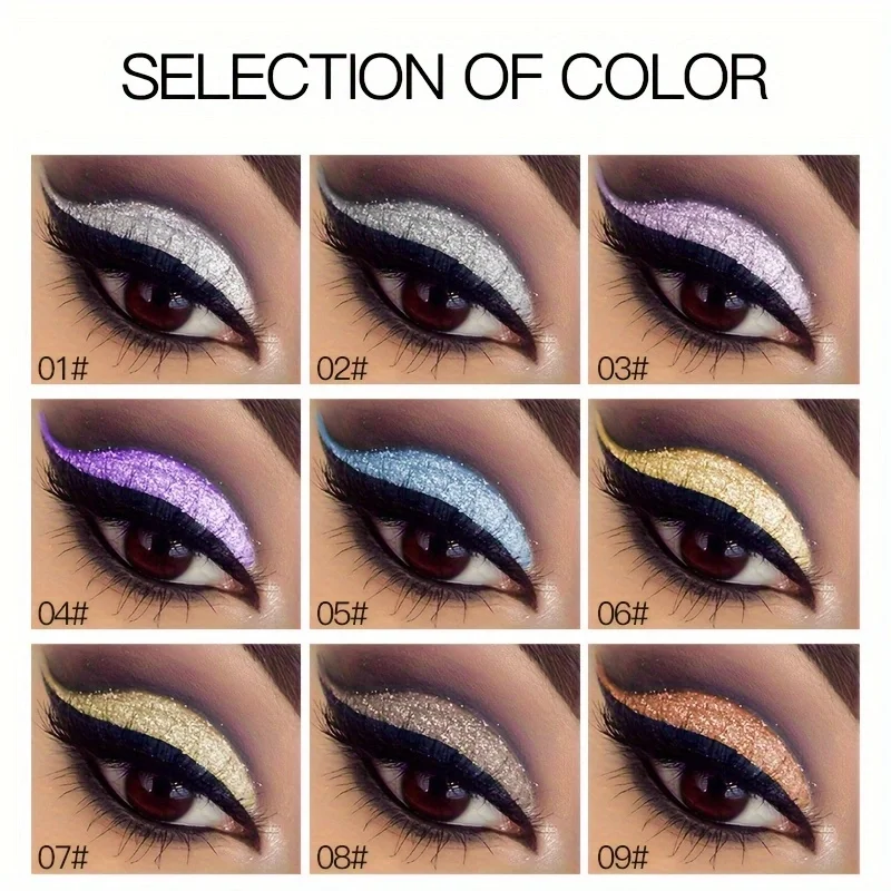 방수 쉬머 글리터 리퀴드 아이 섀도우-18 색, 단색 리퀴드 아이 메이크업, 여아용 완벽한 선물