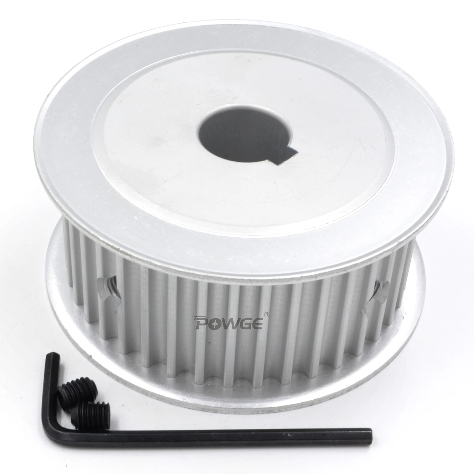 POWGE 38 40 teeth HTD 5M Timing Pulley AF Bore 6.35/8/10/12/14/15/16/17/18/19/20/30/40 for HTD5M belt width 15/20/25mm 38T 40T