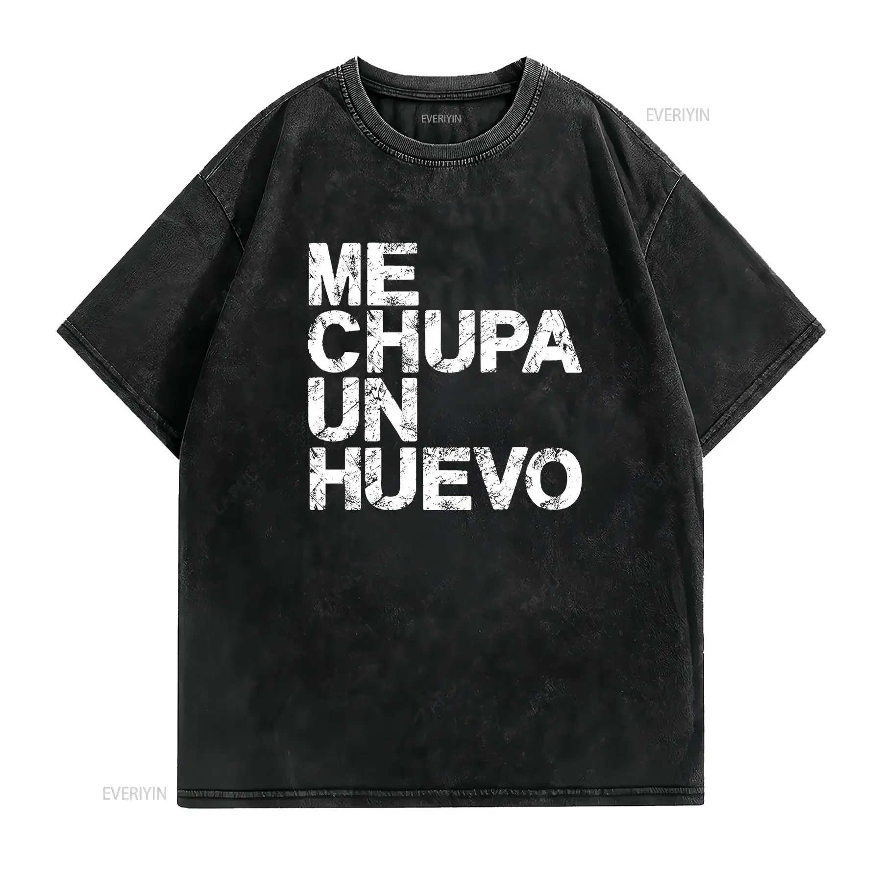 T shirt de Homem Argentina Designsme Heavyweight 100 Argentine Estampado Distressed Me Chupa Un Huevo em Espanhol Gola vintage
