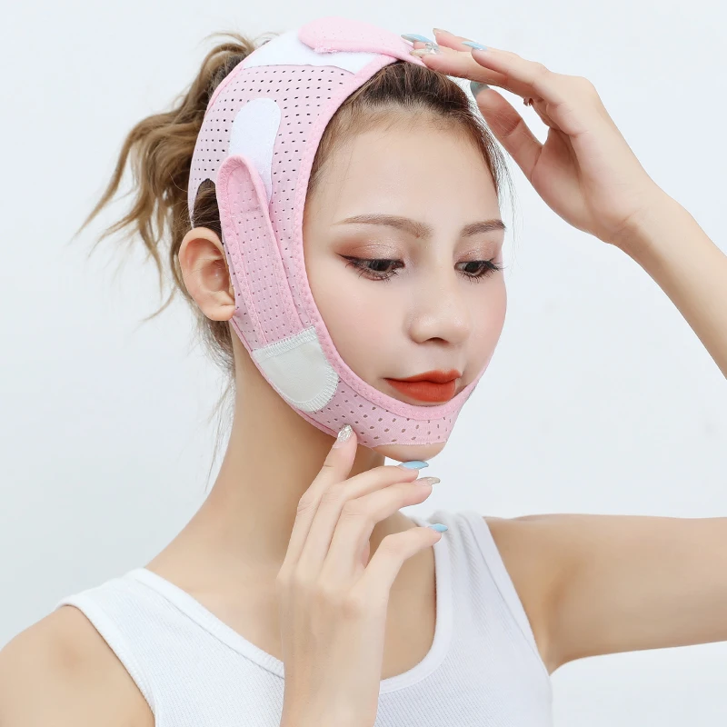 Double Chin Reducer, Face Slimming Strap, V Shaped Mask Eliminator, Remover,Tape,Belt for women, Anti- Wrinkle Face Mask, Liftin