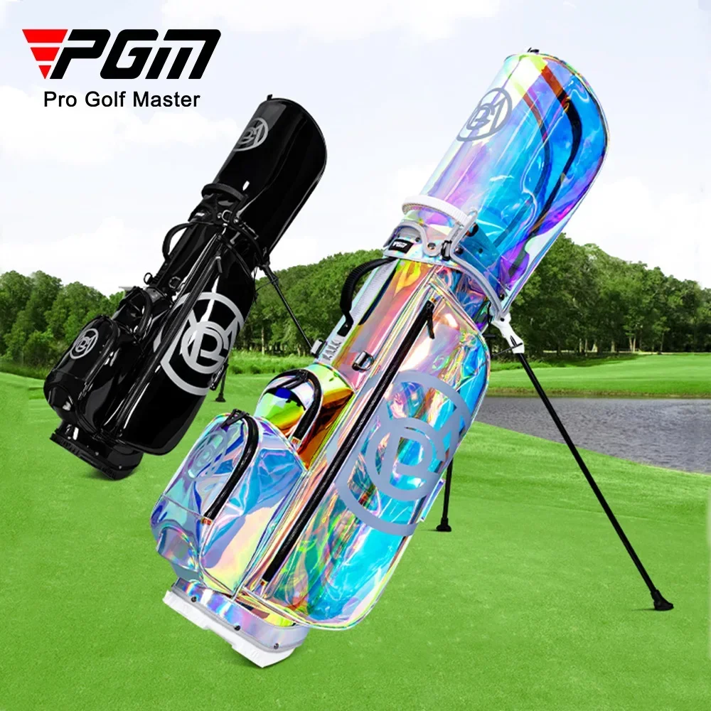 PGM New Golf Bag Women's Bracket Bag Waterproof Ultra-light Portable Club Bag Colorful Transparent