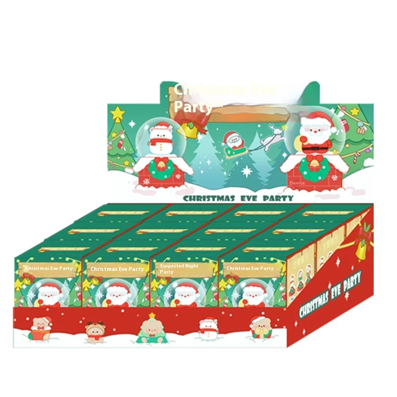 OEMG Creative Cute Christmas Eve Party Mini Crystal Ball Blind Box Shining Decoration Christmas Gift