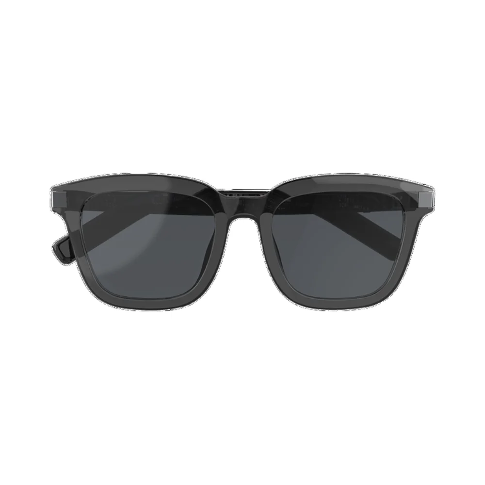 BG06-L Translucent Grey Temples/legs PA-frame Anti-Blue-Light Smart Glasses Listen Music Phone-call Support IP65 Waterproof