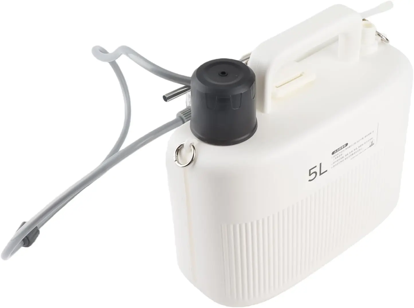5L Electric Garden Sprayer Pump with 2200mAh Battery for Plant, Comfortable Grip Design, USB Rechargeable Watering Can for Home Gardeners, White (White #73)