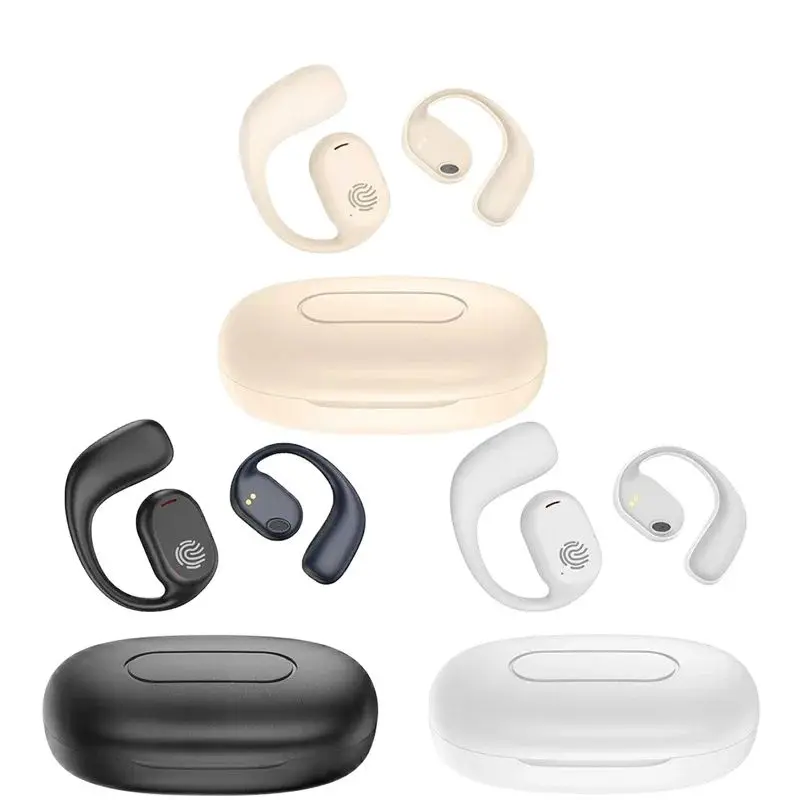 

New GT280 Wireless Earbuds Noise Canceling LED Display Stereo Headphones With Ear Hooks For Smart Phone Computer Laptop