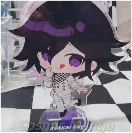 New Anime Danganronpa Kokichi Oma‌ Game Cosplay Cartoon Acrylic Rotate Signboard Desktop Decoration Anime Gift Halloween