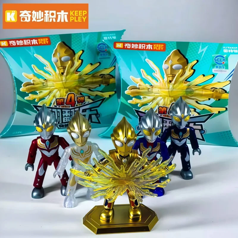 

Ultraman Miracle 4-го поколения флип-игрушка-сюрприз слепая коробка мини-фигурки для мальчиков Коллекционный модный подарок на складе