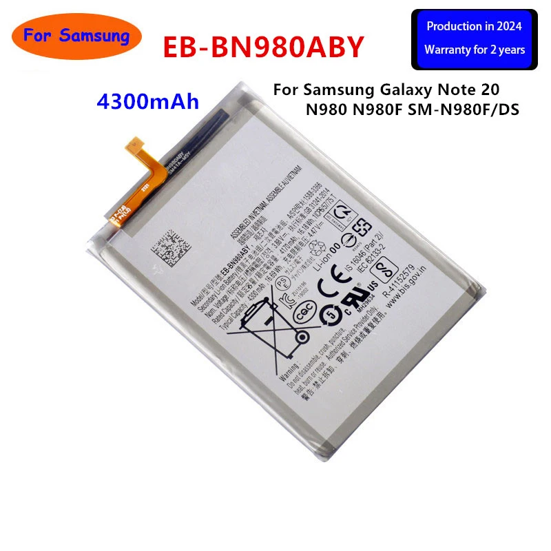 Brand New EB-BN980ABY 4300mAh Replacement Battery For Samsung Galaxy  Note 20 N980 N980F SM-N980F/DS Batteries+Tools