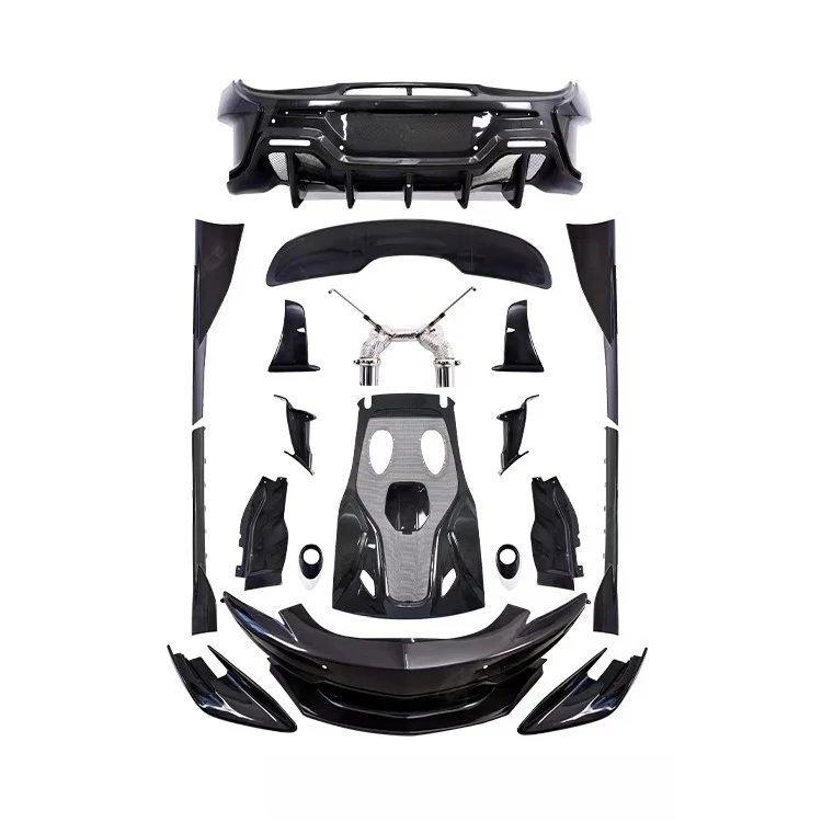Auto Parts Carbon Fiber 600LT Style Body Kit for 570S/540C Cars Retrofit/Upgrade Car Bumper