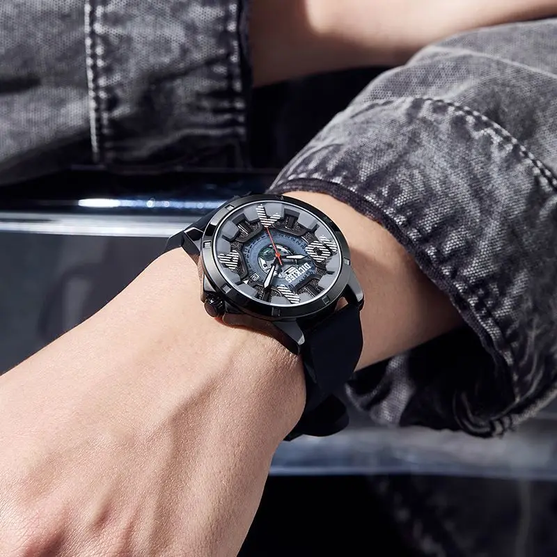 Dickies Fashion Trend Watch Colorful Dial Student Silicone Quartz Watch Luminous CL645