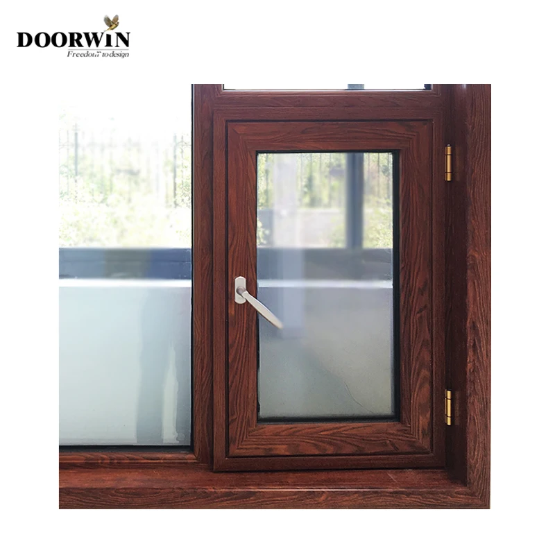 Boston Anodized Aluminum Steel Burglar Proof Heat Insulation Tilt And Turn Windows Aluminium Swing Window