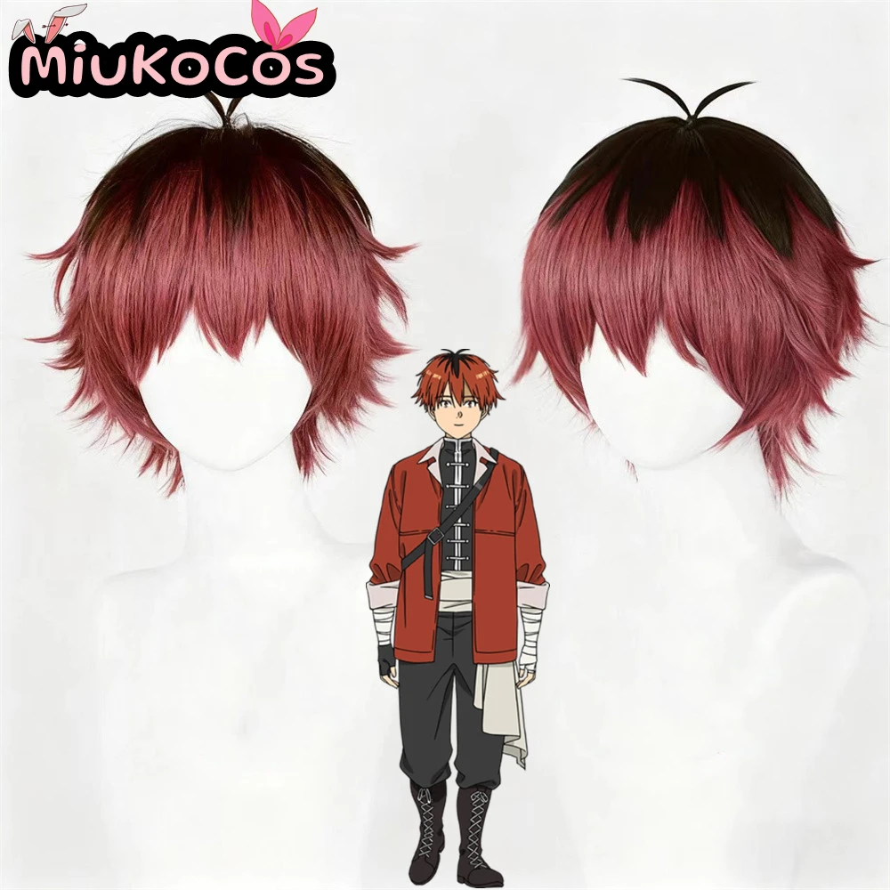 IN STOCK Stark Cosplay Wig MiukoCosplay Anime Frieren: Beyond Journey's End Cosplay Red Color Hair
